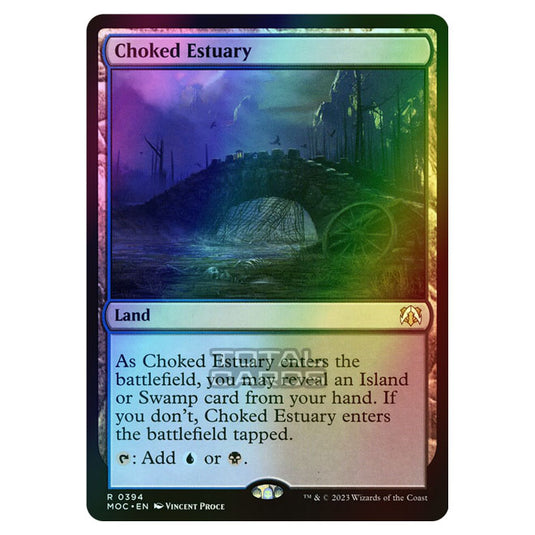 Magic The Gathering - March of the Machine - Commander - Choked Estuary - 0394 (Foil)