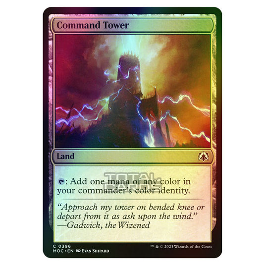 Magic The Gathering - March of the Machine - Commander - Command Tower - 0396 (Foil)