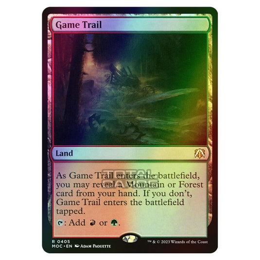 Magic The Gathering - March of the Machine - Commander - Game Trail - 0405 (Foil)