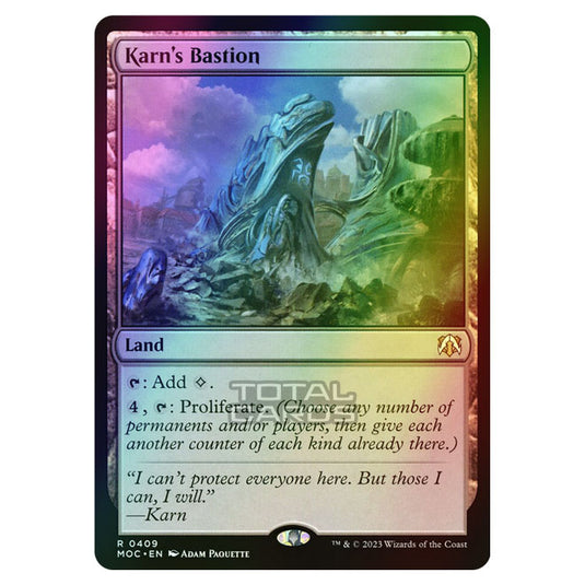 Magic The Gathering - March of the Machine - Commander - Karn's Bastion - 0409 (Foil)