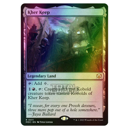 Magic The Gathering - March of the Machine - Commander - Kher Keep - 0411 (Foil)