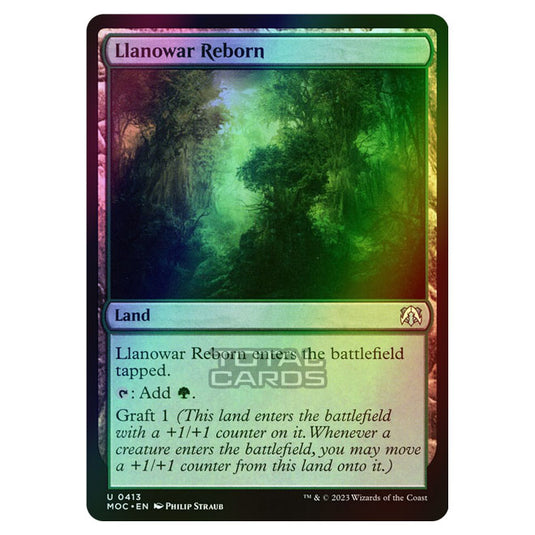 Magic The Gathering - March of the Machine - Commander - Llanowar Reborn - 0413 (Foil)