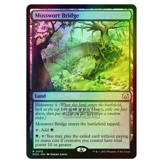 Magic The Gathering - March of the Machine - Commander - Mosswort Bridge - 0415 (Foil)