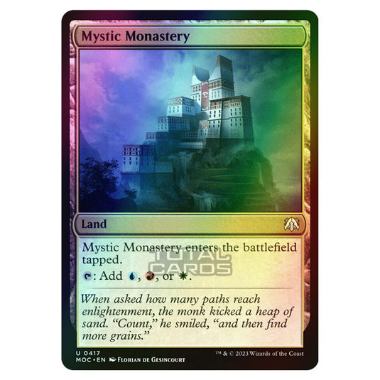 Magic The Gathering - March of the Machine - Commander - Mystic Monastery - 0417 (Foil)
