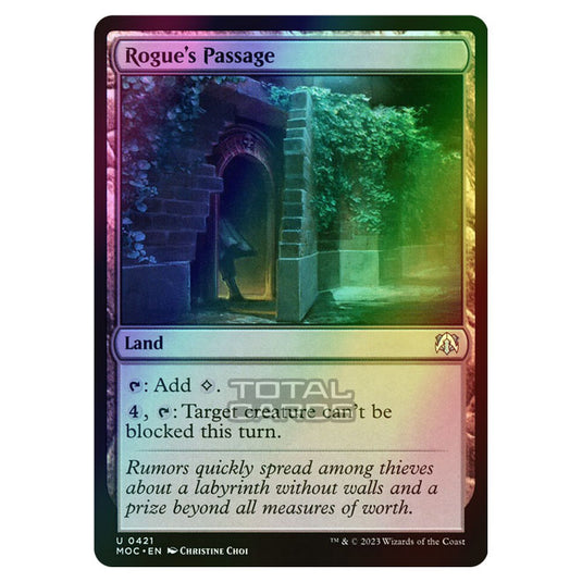 Magic The Gathering - March of the Machine - Commander - Rogue's Passage - 0421 (Foil)