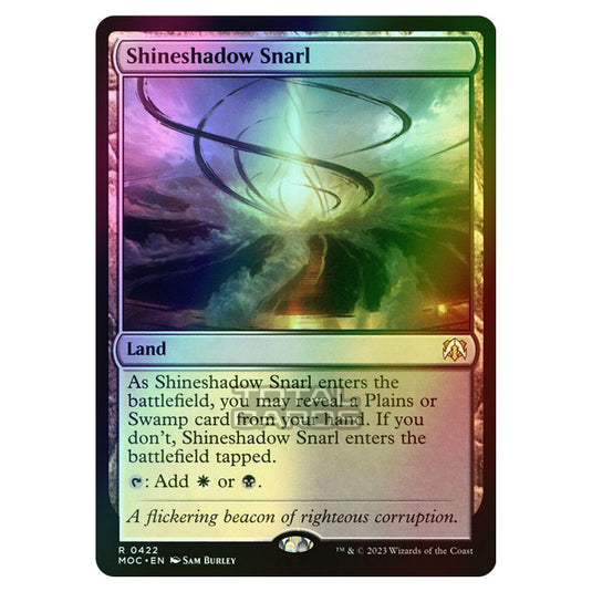 Magic The Gathering - March of the Machine - Commander - Shineshadow Snarl - 0422 (Foil)