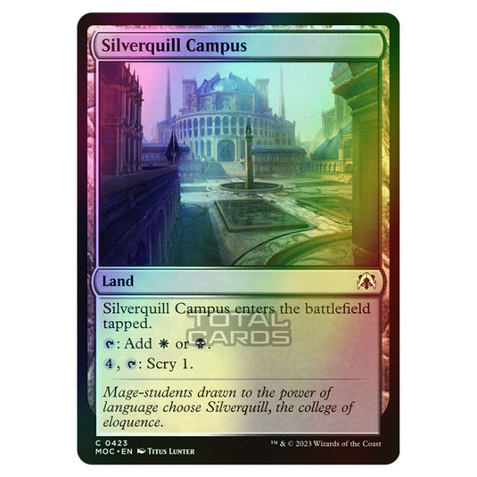 Magic The Gathering - March of the Machine - Commander - Silverquill Campus - 0423 (Foil)