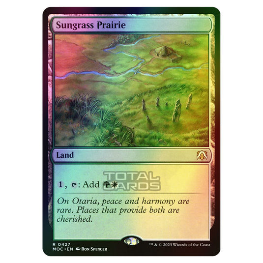 Magic The Gathering - March of the Machine - Commander - Sungrass Prairie - 0427 (Foil)