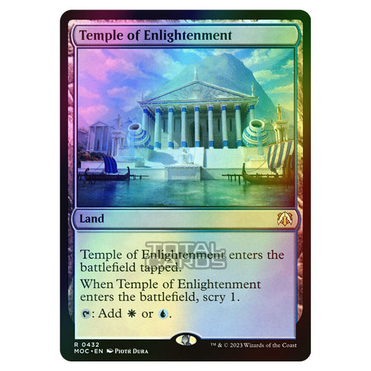 Magic The Gathering - March of the Machine - Commander - Temple of Enlightenment - 0432 (Foil)