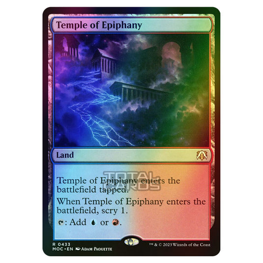 Magic The Gathering - March of the Machine - Commander - Temple of Epiphany - 0433 (Foil)