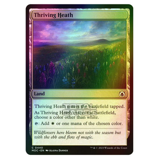 Magic The Gathering - March of the Machine - Commander - Thriving Heath - 0440 (Foil)