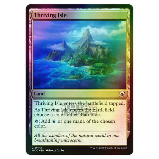 Magic The Gathering - March of the Machine - Commander - Thriving Isle - 0441 (Foil)