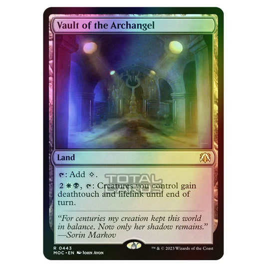 Magic The Gathering - March of the Machine - Commander - Vault of the Archangel - 0443 (Foil)