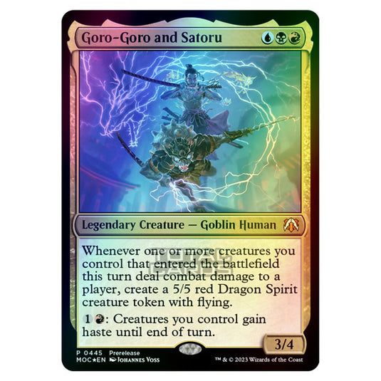 Magic The Gathering - March of the Machine - Commander - Goro-Goro and Satoru - 0445 (Foil)