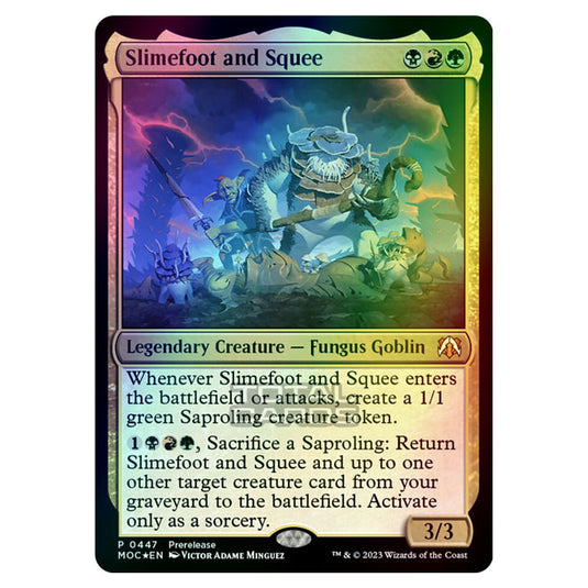 Magic The Gathering - March of the Machine - Commander - Slimefoot and Squee - 0447 (Foil)