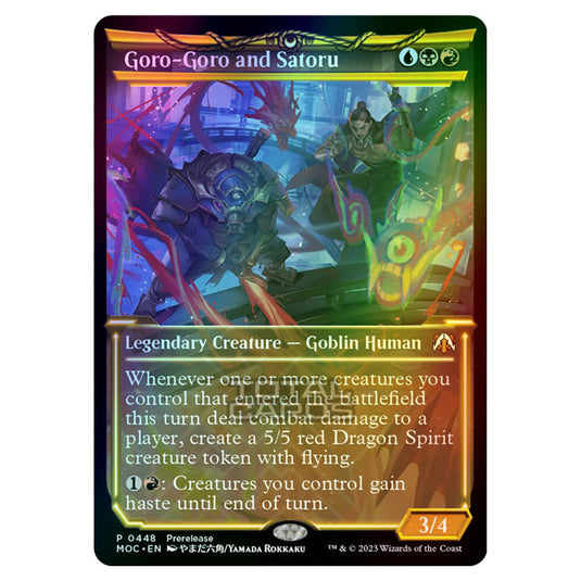 Magic The Gathering - March of the Machine - Commander - Goro-Goro and Satoru - 0448 (Foil)