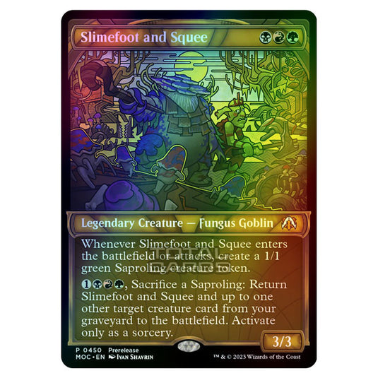 Magic The Gathering - March of the Machine - Commander - Slimefoot and Squee - 0450 (Foil)