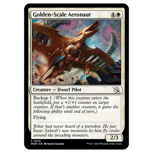 Magic The Gathering - March of the Machine - Golden-Scale Aeronaut - 0015