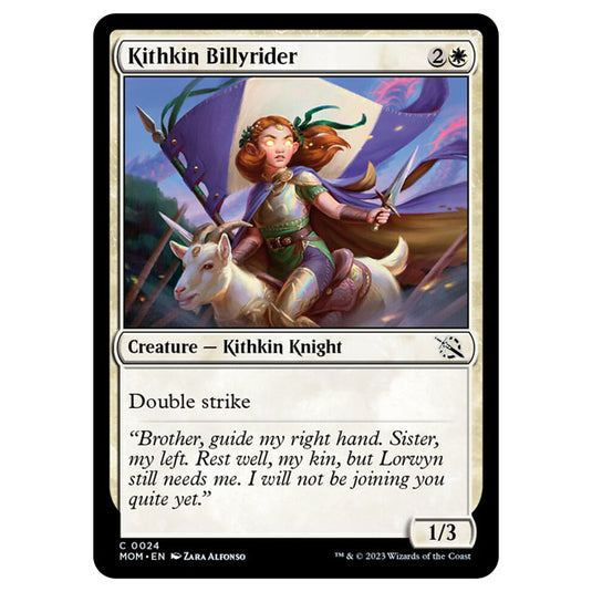 Magic The Gathering - March of the Machine - Kithkin Billyrider - 0024