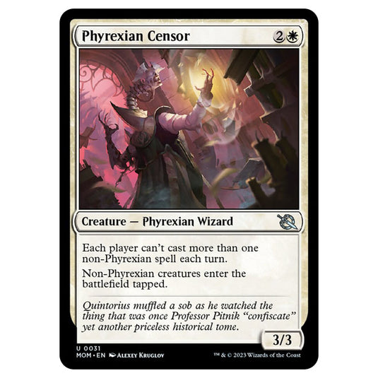 Magic The Gathering - March of the Machine - Phyrexian Censor - 0031