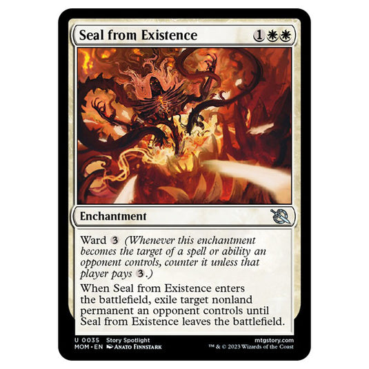 Magic The Gathering - March of the Machine - Seal from Existence - 0035