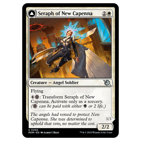 Magic The Gathering - March of the Machine - Seraph of New Capenna / Seraph of New Phyrexia - 0036