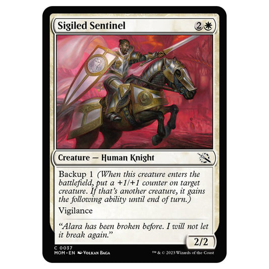 Magic The Gathering - March of the Machine - Sigiled Sentinel - 0037