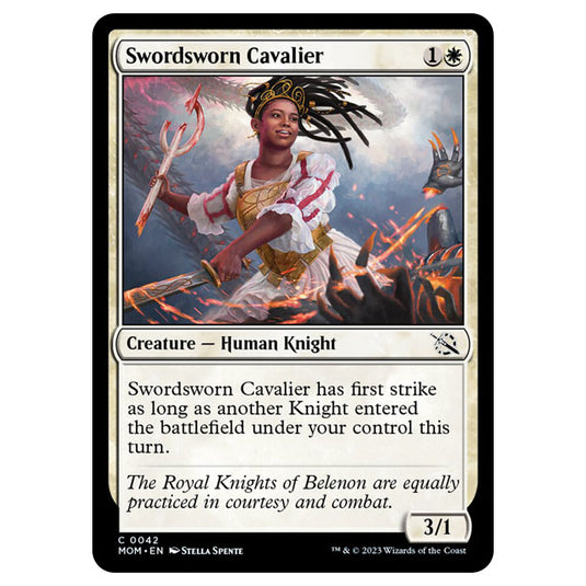 Magic The Gathering - March of the Machine - Swordsworn Cavalier - 0042