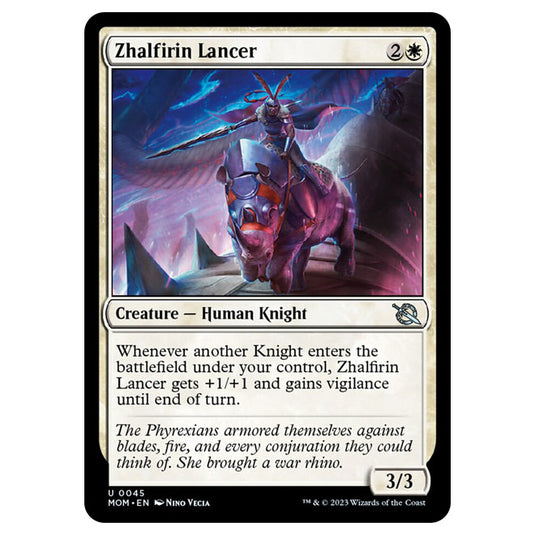 Magic The Gathering - March of the Machine - Zhalfirin Lancer - 0045