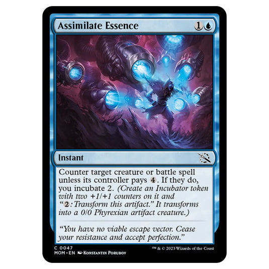 Magic The Gathering - March of the Machine - Assimilate Essence - 0047