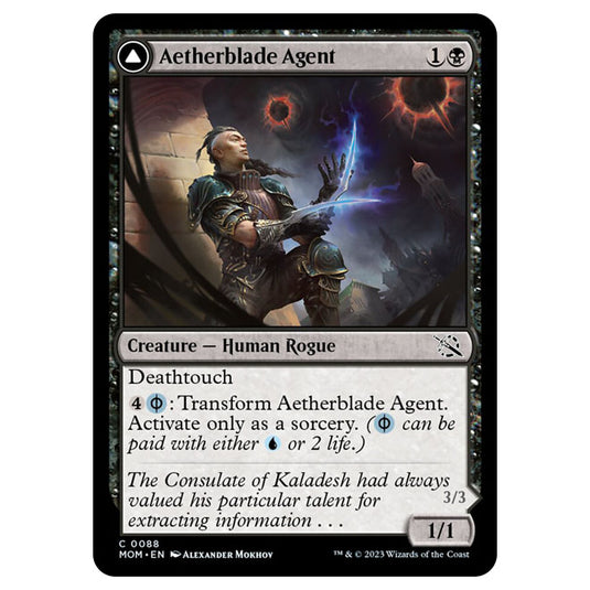 Magic The Gathering - March of the Machine - Aetherblade Agent / Gitaxian Mindstinger - 0088