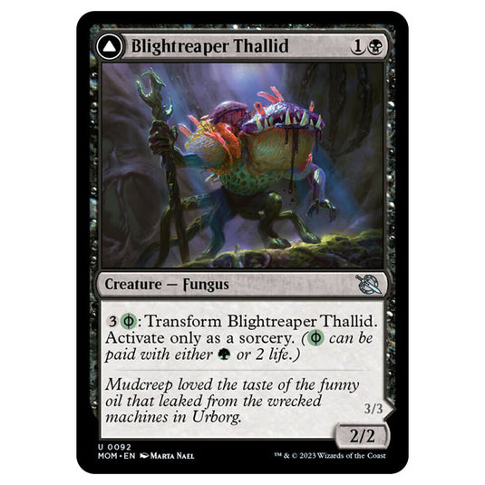 Magic The Gathering - March of the Machine - Blightreaper Thallid / Blightsower Thallid - 0092