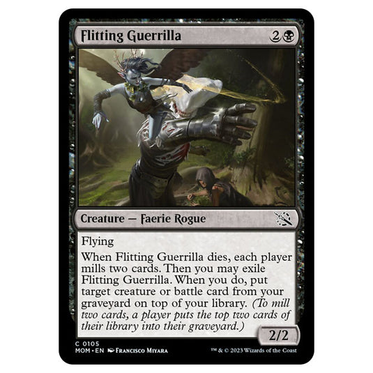 Magic The Gathering - March of the Machine - Flitting Guerrilla - 0105