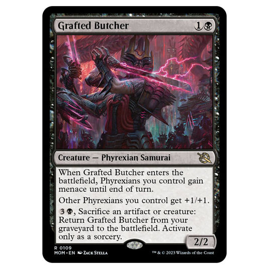 Magic The Gathering - March of the Machine - Grafted Butcher - 0109