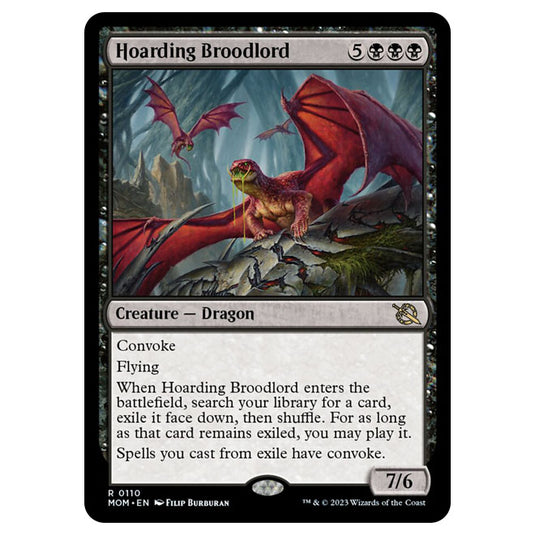 Magic The Gathering - March of the Machine - Hoarding Broodlord - 0110