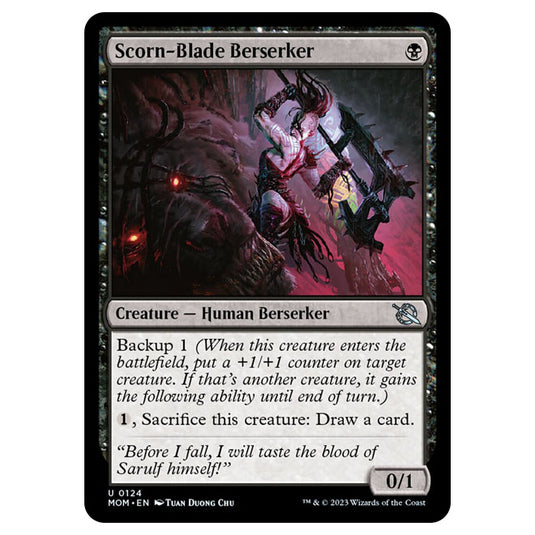 Magic The Gathering - March of the Machine - Scorn-Blade Berserker - 0124