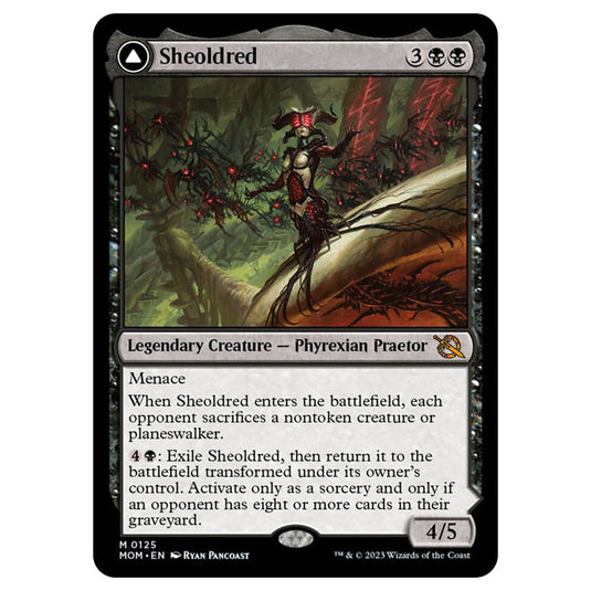 Magic The Gathering - March of the Machine - Sheoldred / The True Scriptures - 0125