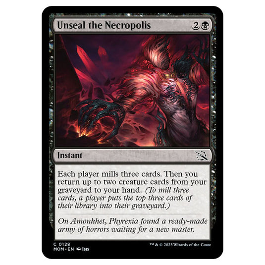 Magic The Gathering - March of the Machine - Unseal the Necropolis - 0128