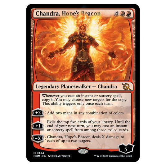Magic The Gathering - March of the Machine - Chandra, Hope's Beacon - 0134