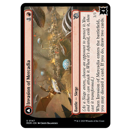 Magic The Gathering - March of the Machine - Invasion of Mercadia / Kyren Flamewright - 0147