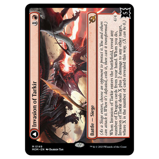 Magic The Gathering - March of the Machine - Invasion of Tarkir / Defiant Thundermaw - 0149