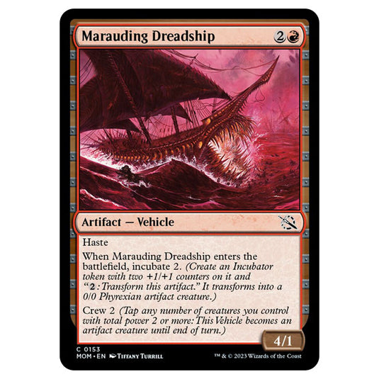 Magic The Gathering - March of the Machine - Marauding Dreadship - 0153