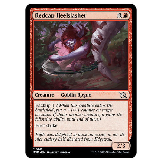 Magic The Gathering - March of the Machine - Redcap Heelslasher - 0161