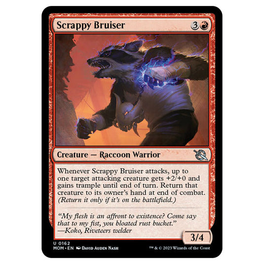 Magic The Gathering - March of the Machine - Scrappy Bruiser - 0162