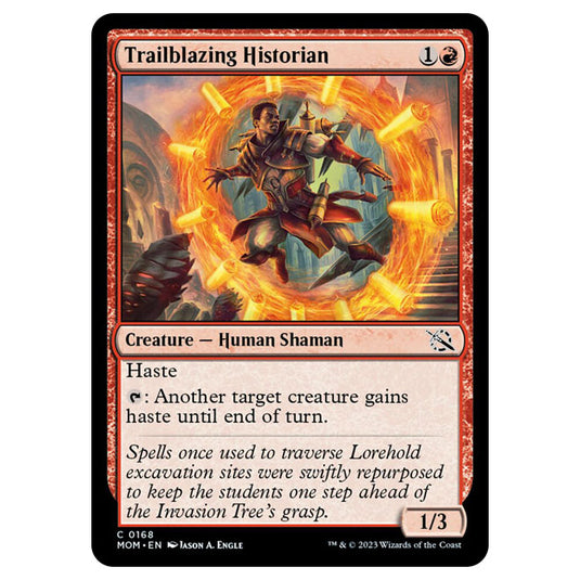 Magic The Gathering - March of the Machine - Trailblazing Historian - 0168