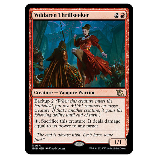 Magic The Gathering - March of the Machine - Voldaren Thrillseeker - 0171