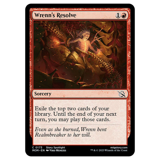 Magic The Gathering - March of the Machine - Wrenn's Resolve - 0173