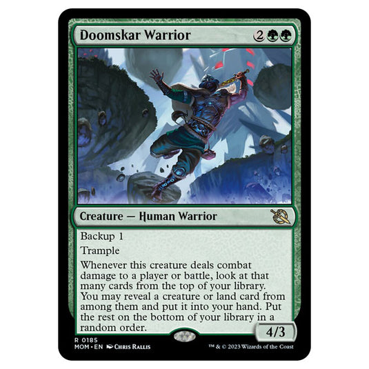 Magic The Gathering - March of the Machine - Doomskar Warrior - 0185