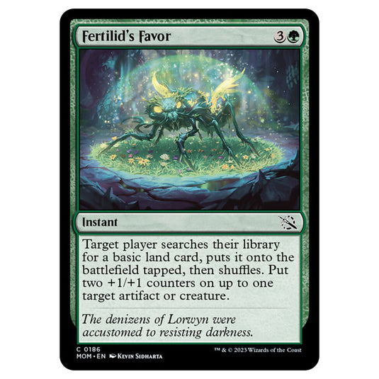 Magic The Gathering - March of the Machine - Fertilid's Favor - 0186