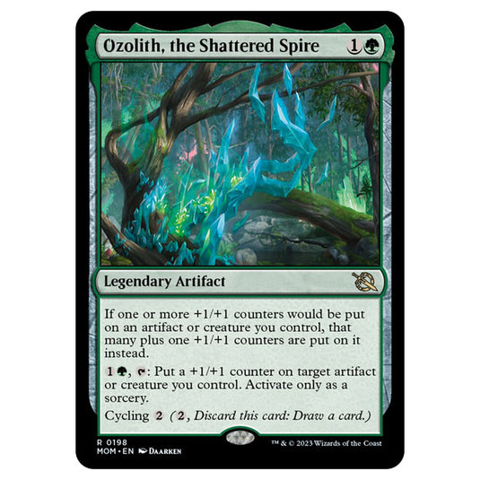 Magic The Gathering - March of the Machine - Ozolith, the Shattered Spire - 0198